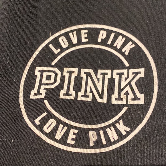 Pink by VS Black Sweater Hoodie Cropped XS - Picture 4 of 6